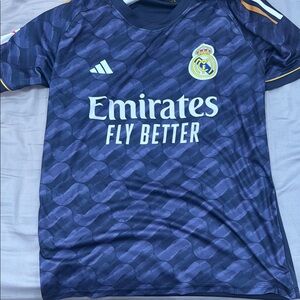 Adidas Blue Real Madrid Jersey Dynamic Design